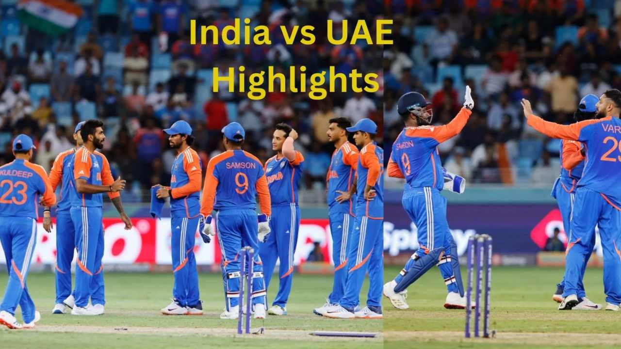 IND vs UAE Highlights