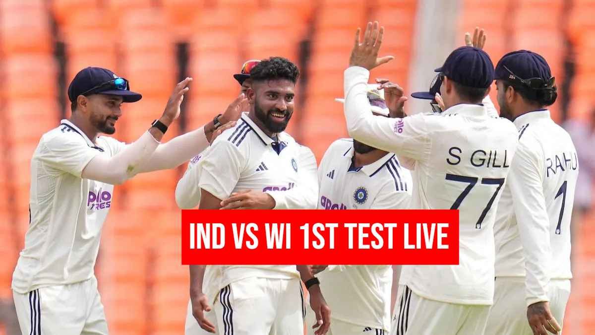 IND vs WI 1st Test Live