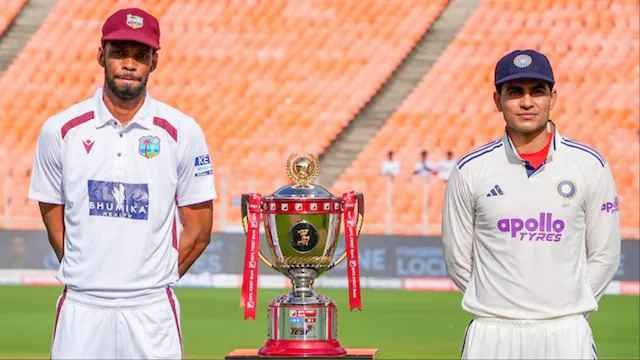 IND vs WI 2nd Test 1st Day Live Score